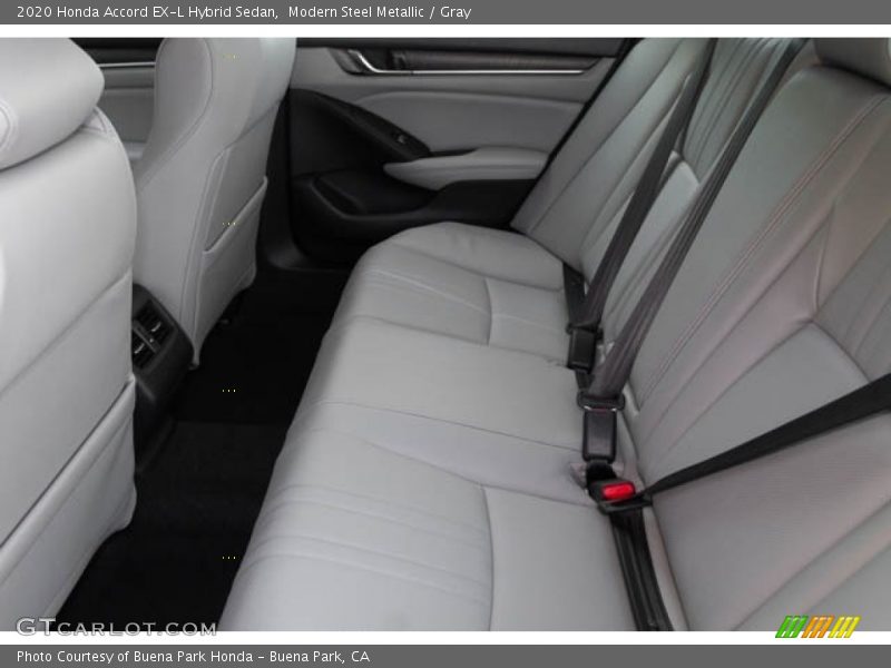Modern Steel Metallic / Gray 2020 Honda Accord EX-L Hybrid Sedan