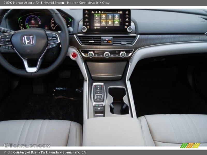 Modern Steel Metallic / Gray 2020 Honda Accord EX-L Hybrid Sedan