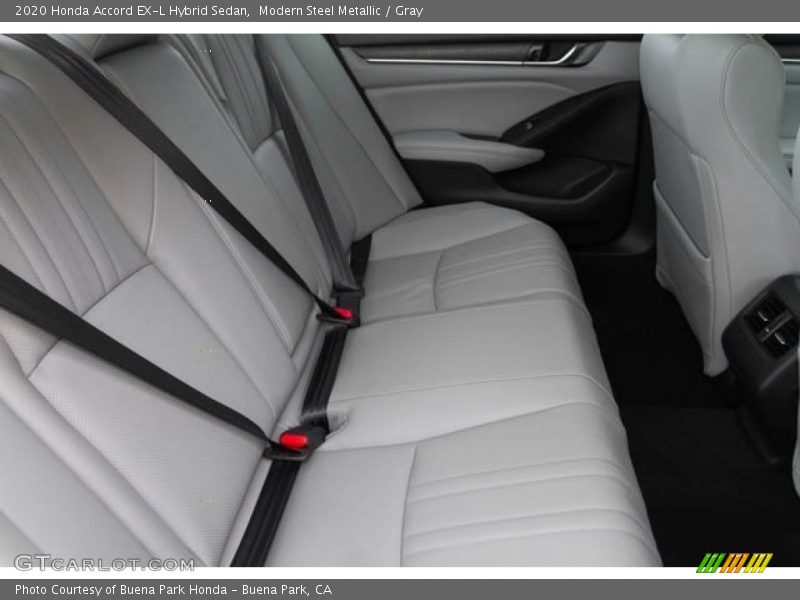 Modern Steel Metallic / Gray 2020 Honda Accord EX-L Hybrid Sedan