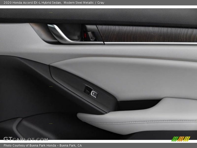 Modern Steel Metallic / Gray 2020 Honda Accord EX-L Hybrid Sedan