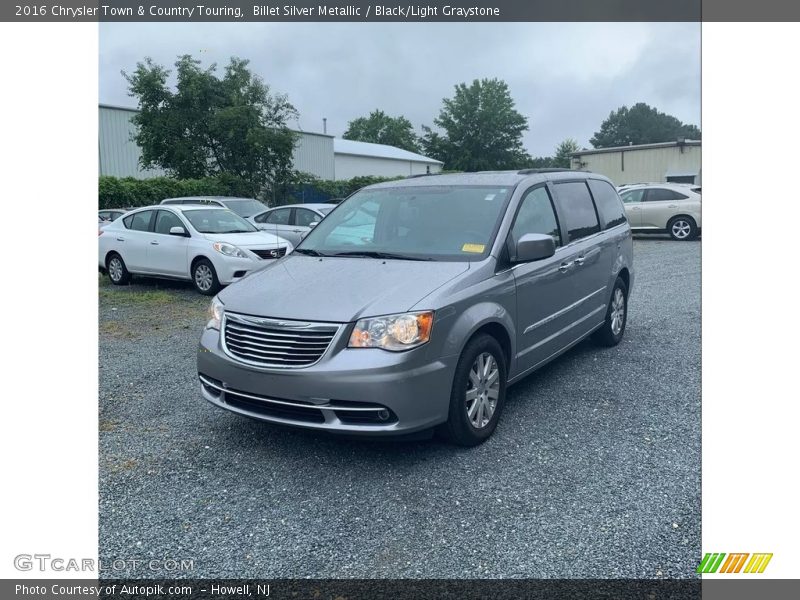 Billet Silver Metallic / Black/Light Graystone 2016 Chrysler Town & Country Touring