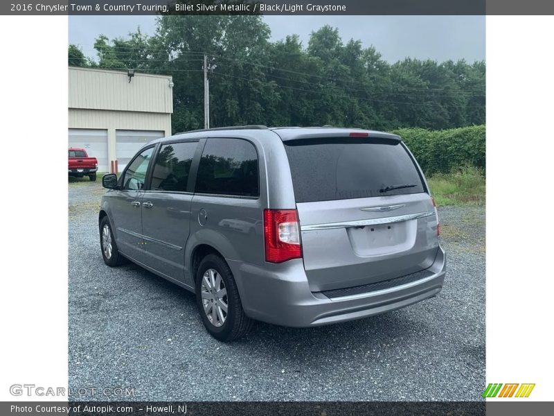 Billet Silver Metallic / Black/Light Graystone 2016 Chrysler Town & Country Touring