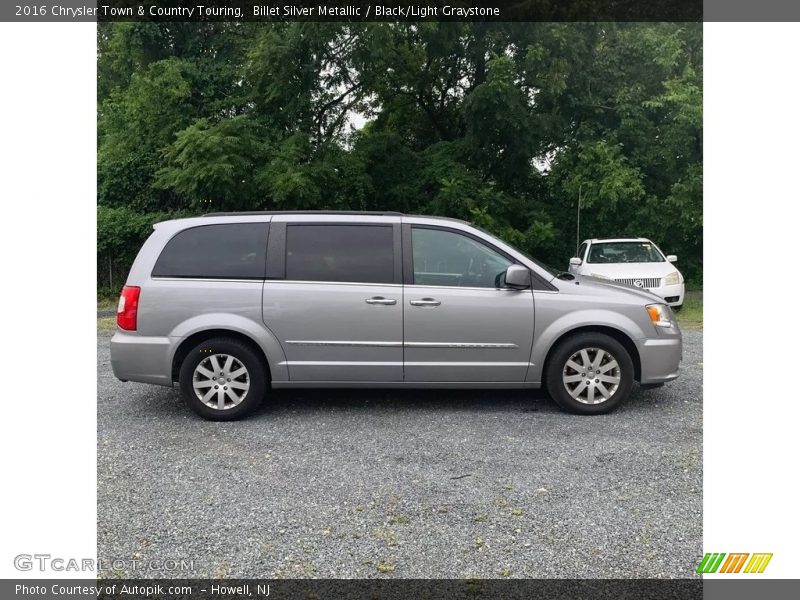 Billet Silver Metallic / Black/Light Graystone 2016 Chrysler Town & Country Touring