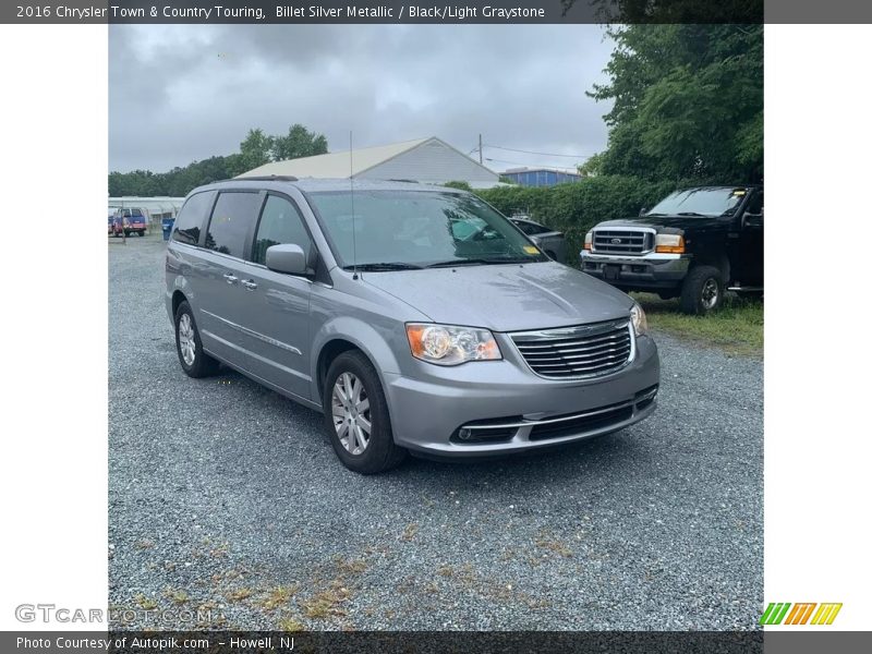 Billet Silver Metallic / Black/Light Graystone 2016 Chrysler Town & Country Touring