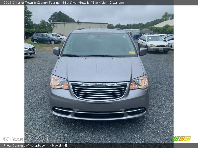 Billet Silver Metallic / Black/Light Graystone 2016 Chrysler Town & Country Touring