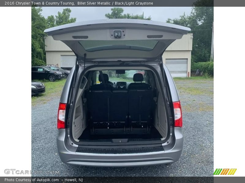 Billet Silver Metallic / Black/Light Graystone 2016 Chrysler Town & Country Touring