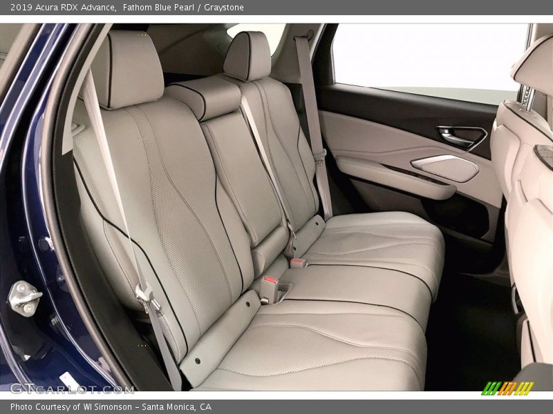 Fathom Blue Pearl / Graystone 2019 Acura RDX Advance