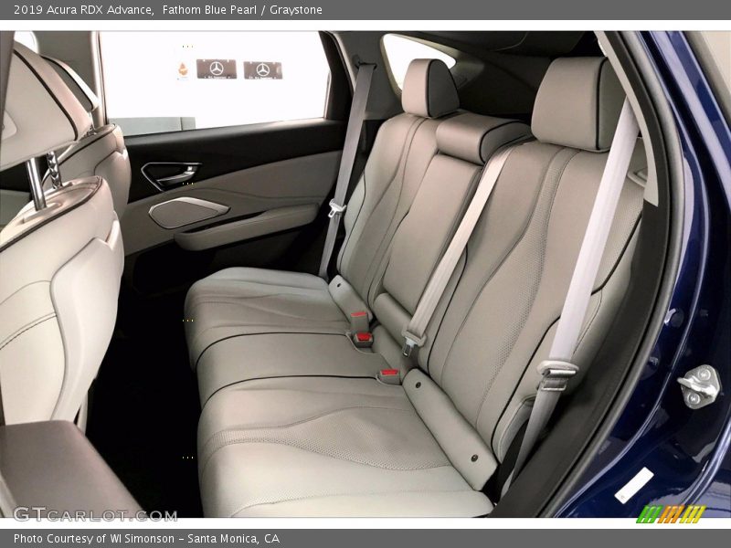 Fathom Blue Pearl / Graystone 2019 Acura RDX Advance