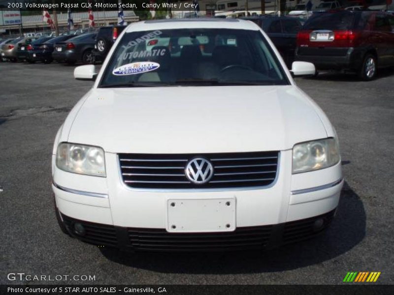 Candy White / Grey 2003 Volkswagen Passat GLX 4Motion Sedan