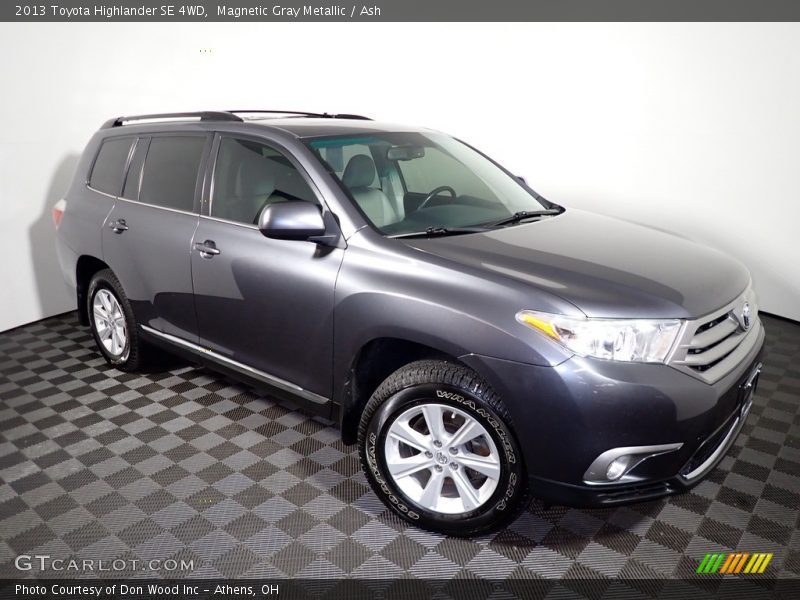 Magnetic Gray Metallic / Ash 2013 Toyota Highlander SE 4WD