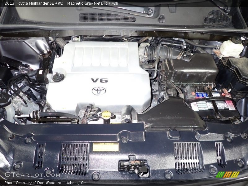 Magnetic Gray Metallic / Ash 2013 Toyota Highlander SE 4WD