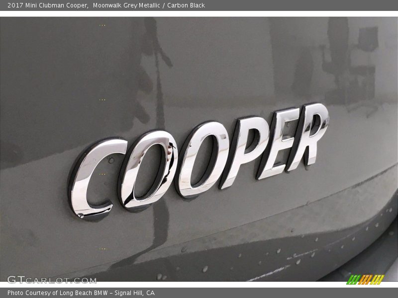 Moonwalk Grey Metallic / Carbon Black 2017 Mini Clubman Cooper