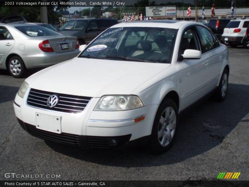 Candy White / Grey 2003 Volkswagen Passat GLX 4Motion Sedan