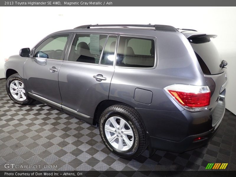 Magnetic Gray Metallic / Ash 2013 Toyota Highlander SE 4WD