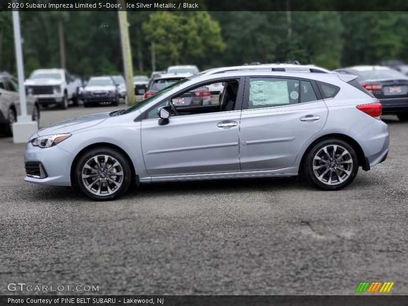 Ice Silver Metallic / Black 2020 Subaru Impreza Limited 5-Door