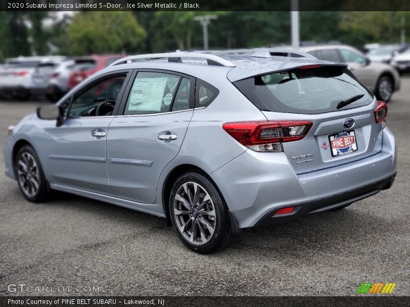 Ice Silver Metallic / Black 2020 Subaru Impreza Limited 5-Door