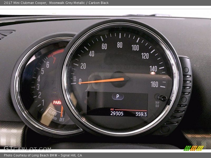 Moonwalk Grey Metallic / Carbon Black 2017 Mini Clubman Cooper