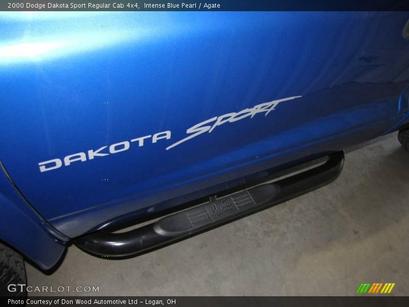 Intense Blue Pearl / Agate 2000 Dodge Dakota Sport Regular Cab 4x4