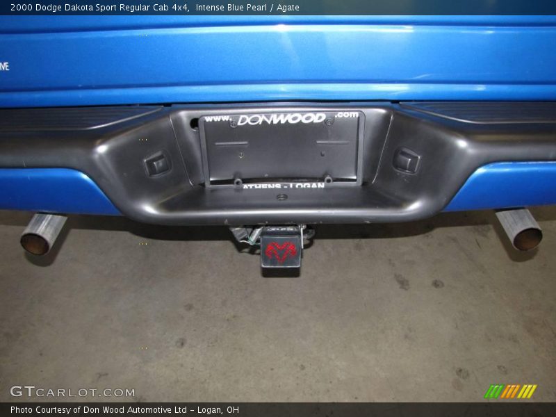Intense Blue Pearl / Agate 2000 Dodge Dakota Sport Regular Cab 4x4