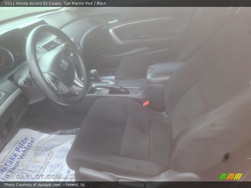 San Marino Red / Black 2011 Honda Accord EX Coupe