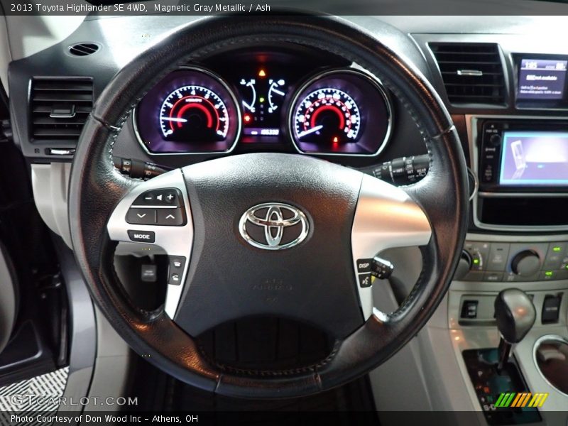 Magnetic Gray Metallic / Ash 2013 Toyota Highlander SE 4WD