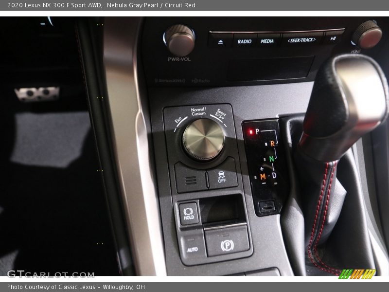 Controls of 2020 NX 300 F Sport AWD