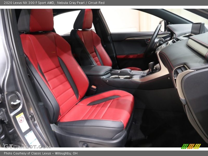 Front Seat of 2020 NX 300 F Sport AWD