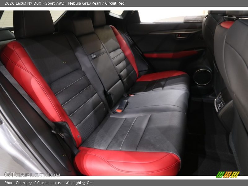 Rear Seat of 2020 NX 300 F Sport AWD