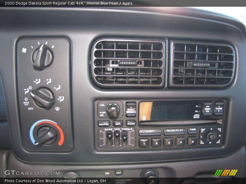 Intense Blue Pearl / Agate 2000 Dodge Dakota Sport Regular Cab 4x4