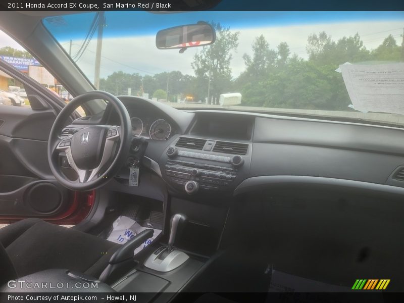 San Marino Red / Black 2011 Honda Accord EX Coupe