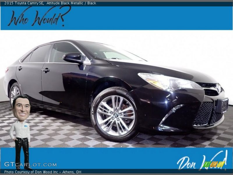 Attitude Black Metallic / Black 2015 Toyota Camry SE