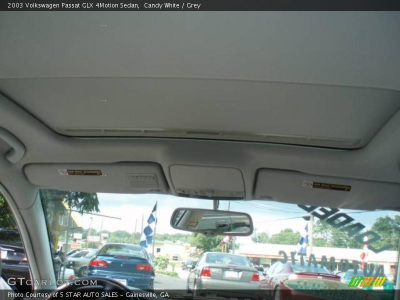 Candy White / Grey 2003 Volkswagen Passat GLX 4Motion Sedan