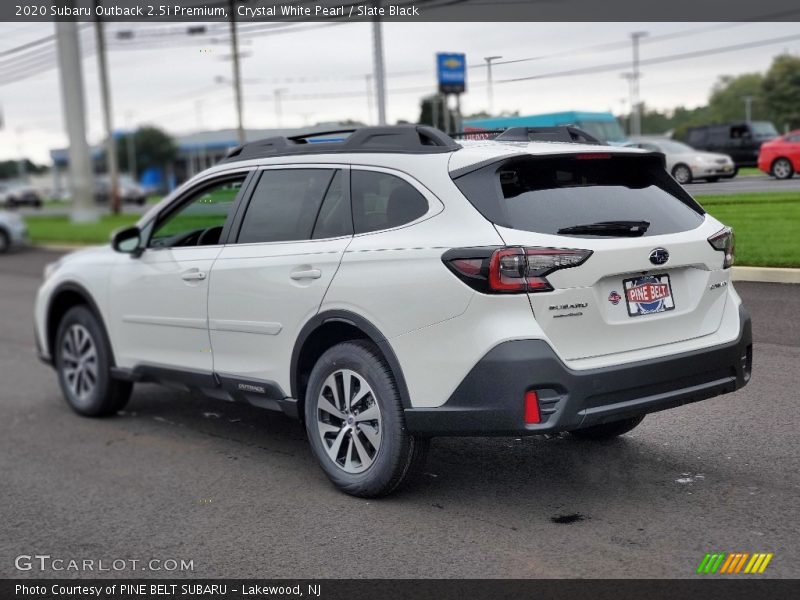 Crystal White Pearl / Slate Black 2020 Subaru Outback 2.5i Premium