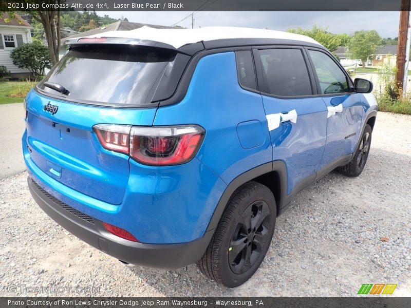 Laser Blue Pearl / Black 2021 Jeep Compass Altitude 4x4