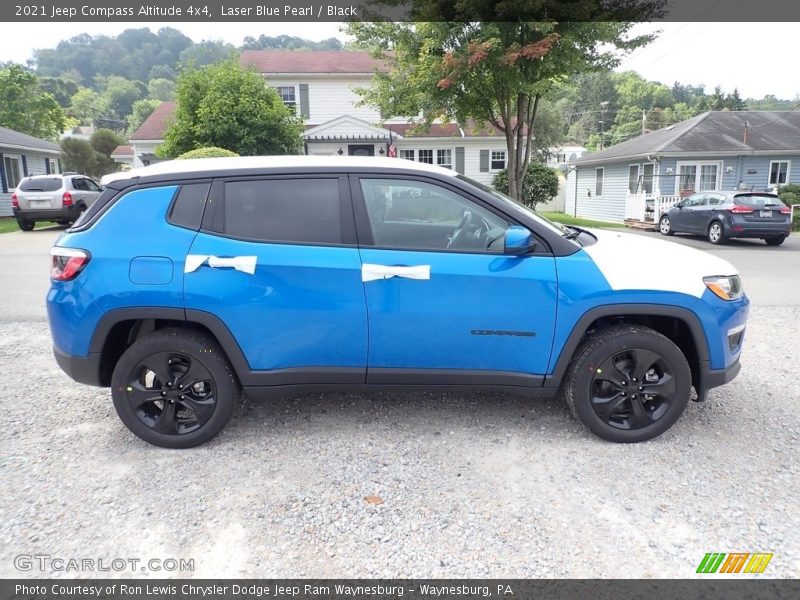 Laser Blue Pearl / Black 2021 Jeep Compass Altitude 4x4
