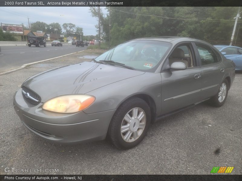Arizona Beige Metallic / Medium Parchment 2003 Ford Taurus SEL