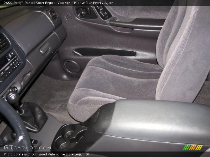 Intense Blue Pearl / Agate 2000 Dodge Dakota Sport Regular Cab 4x4