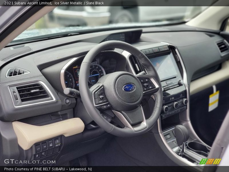 Ice Silver Metallic / Slate Black 2021 Subaru Ascent Limited