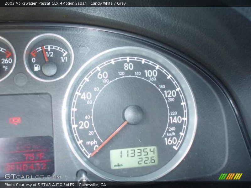 Candy White / Grey 2003 Volkswagen Passat GLX 4Motion Sedan