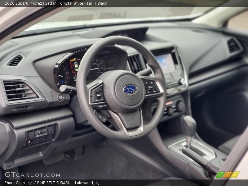 Crystal White Pearl / Black 2020 Subaru Impreza Sedan