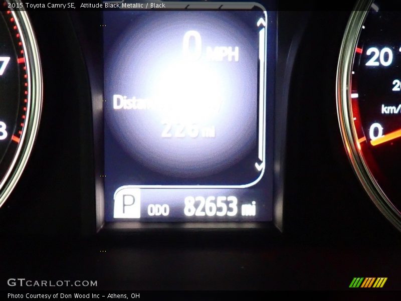 Attitude Black Metallic / Black 2015 Toyota Camry SE