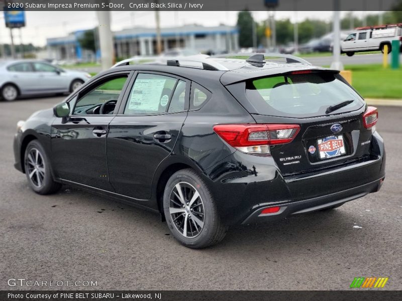 Crystal Black Silica / Ivory 2020 Subaru Impreza Premium 5-Door