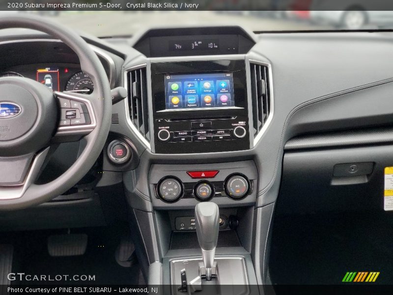 Crystal Black Silica / Ivory 2020 Subaru Impreza Premium 5-Door