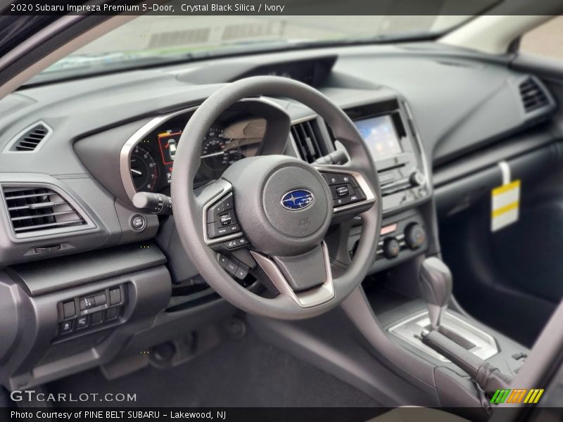 Crystal Black Silica / Ivory 2020 Subaru Impreza Premium 5-Door