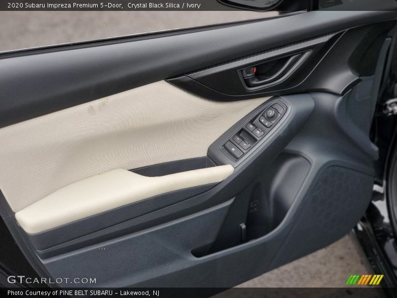 Crystal Black Silica / Ivory 2020 Subaru Impreza Premium 5-Door
