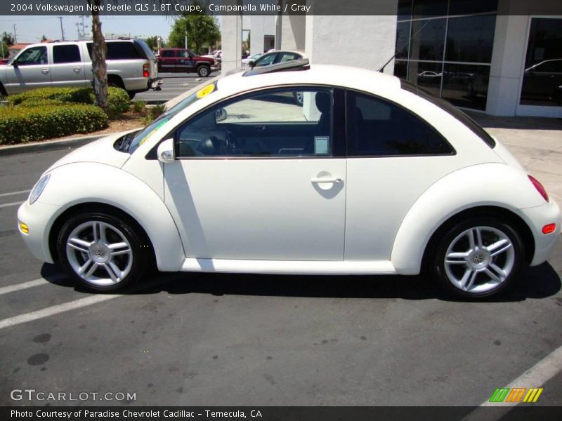 Campanella White / Gray 2004 Volkswagen New Beetle GLS 1.8T Coupe