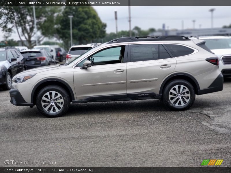 Tungsten Metallic / Warm Ivory 2020 Subaru Outback 2.5i Premium