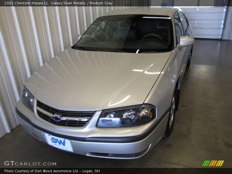 Galaxy Silver Metallic / Medium Gray 2001 Chevrolet Impala LS