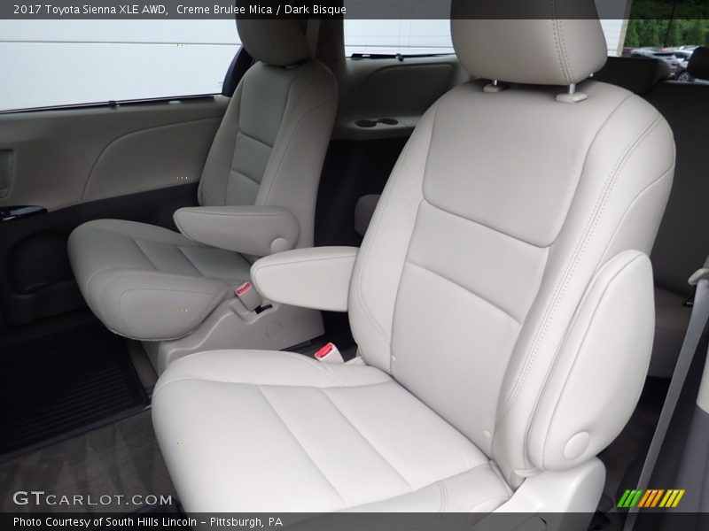 Creme Brulee Mica / Dark Bisque 2017 Toyota Sienna XLE AWD