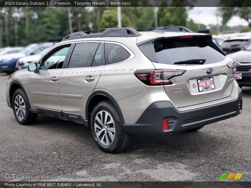 Tungsten Metallic / Warm Ivory 2020 Subaru Outback 2.5i Premium